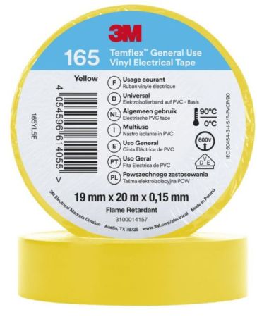 Nastro isolante elettrico 3M Temflex 165 [SimilarCatItems.CatItem.ArtName2]