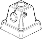 Befestigungadapter WALDMANN zu TANEO STZL 24 für n 