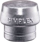 SIMPLEX insert de rechange HALDER métal mou argent 