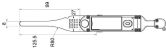Fühlerlehrenblatt einzeln SYLVAC INOX 1.4 