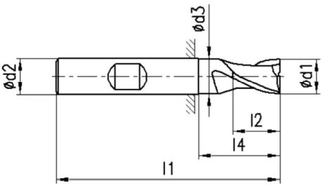 FRANKEN Eck-/ Nutfräser 2300 DIN 327 HSS-Co8 [SimilarCatItems.CatItem.ArtName2]