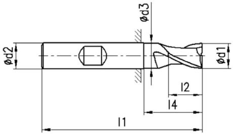 FRANKEN Eck-/ Nutfräser 2310C TiCN DIN 327 HSS-Co8 [SimilarCatItems.CatItem.ArtName2]
