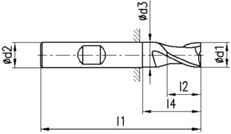 FRANKEN Eck-/ Nutfräser 2345C TiCN DIN844K HSS-Co8 [SimilarCatItems.CatItem.ArtName2]