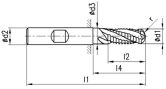 FRANKEN Kugelfräser 3333C TiCN DIN1889B-K HSS-CoF 