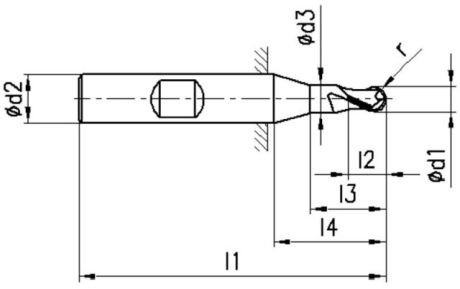 FRANKEN Fresa a raggio 3278C TiCN HSS-Co8 [SimilarCatItems.CatItem.ArtName2]