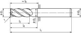 FRANKEN HSS-Eckfräser 1034RZ CrNDIN844kIKHAHSSE-PM 