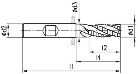 FRANKEN Fresa per angoli e scanalature 1590C TiCN [SimilarCatItems.CatItem.ArtName2]