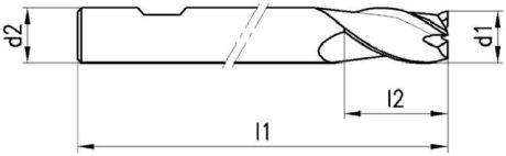 NERIOX HSS-Eckfräser Typ N HSS-Co8 DIN 844 lang [SimilarCatItems.CatItem.ArtName2]