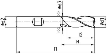 Fresa per finitura in metallo duro integrale FRANK [SimilarCatItems.CatItem.ArtName2]