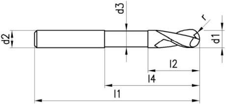 Fresa a candela in metallo duro FRANKEN 1820A K10- [SimilarCatItems.CatItem.ArtName2]