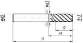 VHM-Hartfräser FRANKEN 1825A S-Hard-Cut TiAlN K3 