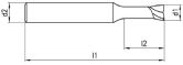 VHM-Hochvorschubfräser DIXI 7702 HPC XIDUR 