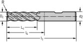 VHM-Eckfräser WALTER PROTOTYP MD133 Supreme 3xDc