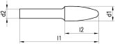 PFERD HM-Frässtift RBF ALU 
