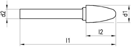 NERIOX HM-Frässtift Form RBF Z6 UNI [SimilarCatItems.CatItem.ArtName2]