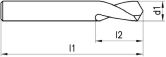 NC-Anbohrer 120° NERIOX HSS-E Co8 