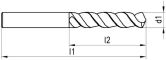Spiralbohrer WALTER TITEX A1222 UFL HSS DIN 338 