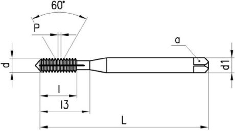 Gewindeformer: ISO P