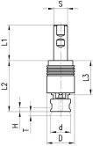 Gewindeschneidfutter TAPMATIC Modell SM 