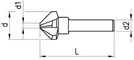 Kegelsenker 90° HSS-Co Typ ENORM plus [LastViewedItems.CatItem.ArtName2]