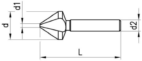 Kegelsenker 60° HSS DIN 334C [SimilarCatItems.CatItem.ArtName2]