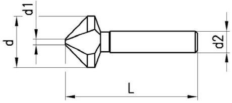 VHM-Kegelsenker 90° K15 DIN 335C [SimilarCatItems.CatItem.ArtName2]