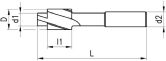 MAGAFOR Flachsenker HSS-E DL fein