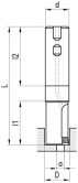 INT Wendeplatten-Flachsenker CT-mono mit Innen