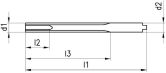 BECK Maschinenstirnreibahle HSS-E 