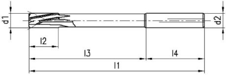 HSS-Hochleistungsreibahle