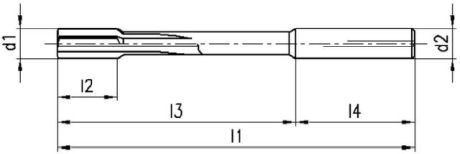 BECK HSS-Hochleistungsreibahle HNC ecoSpeed SK IK [SimilarCatItems.CatItem.ArtName2]