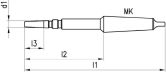 BECK Aufsteckhalter DIN 217 MK 